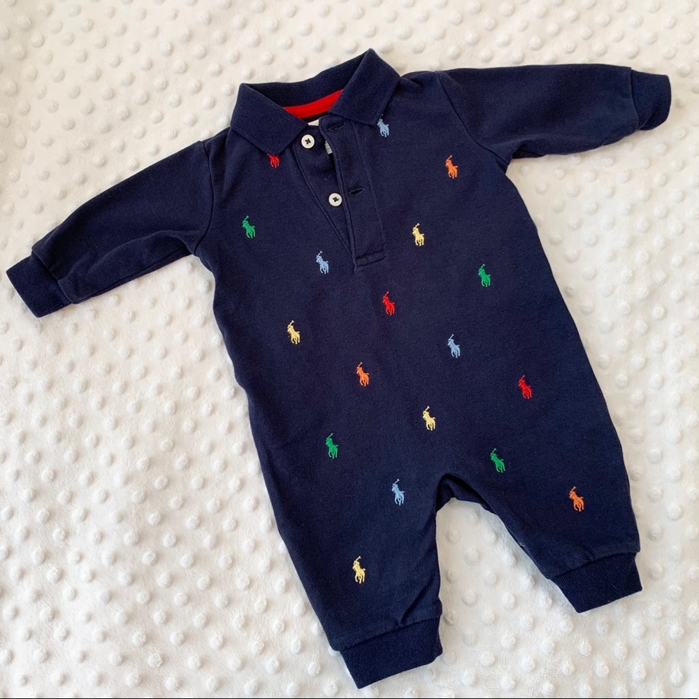 3pack Ralph Lauren, Navy/Red, NB-3M